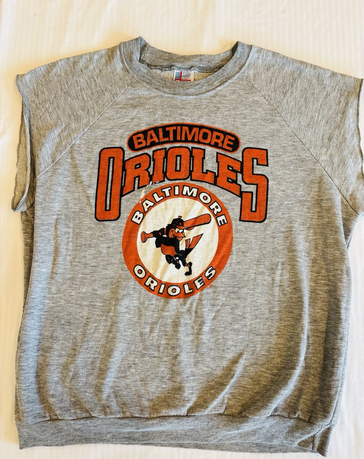 True Vintage 1970’s Baltimore Orioles MLB Baseball T Shirt Size XL Made In USA gallery