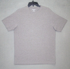 Eddie Bauer Shirt Adult Medium Gray Tee Short Sleeve Casual Outdoor Work Mens
