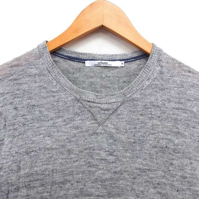 JOURNAL STANDARD relume Summer knit cut and sew Tshirt crew neck melange ribbed gallery