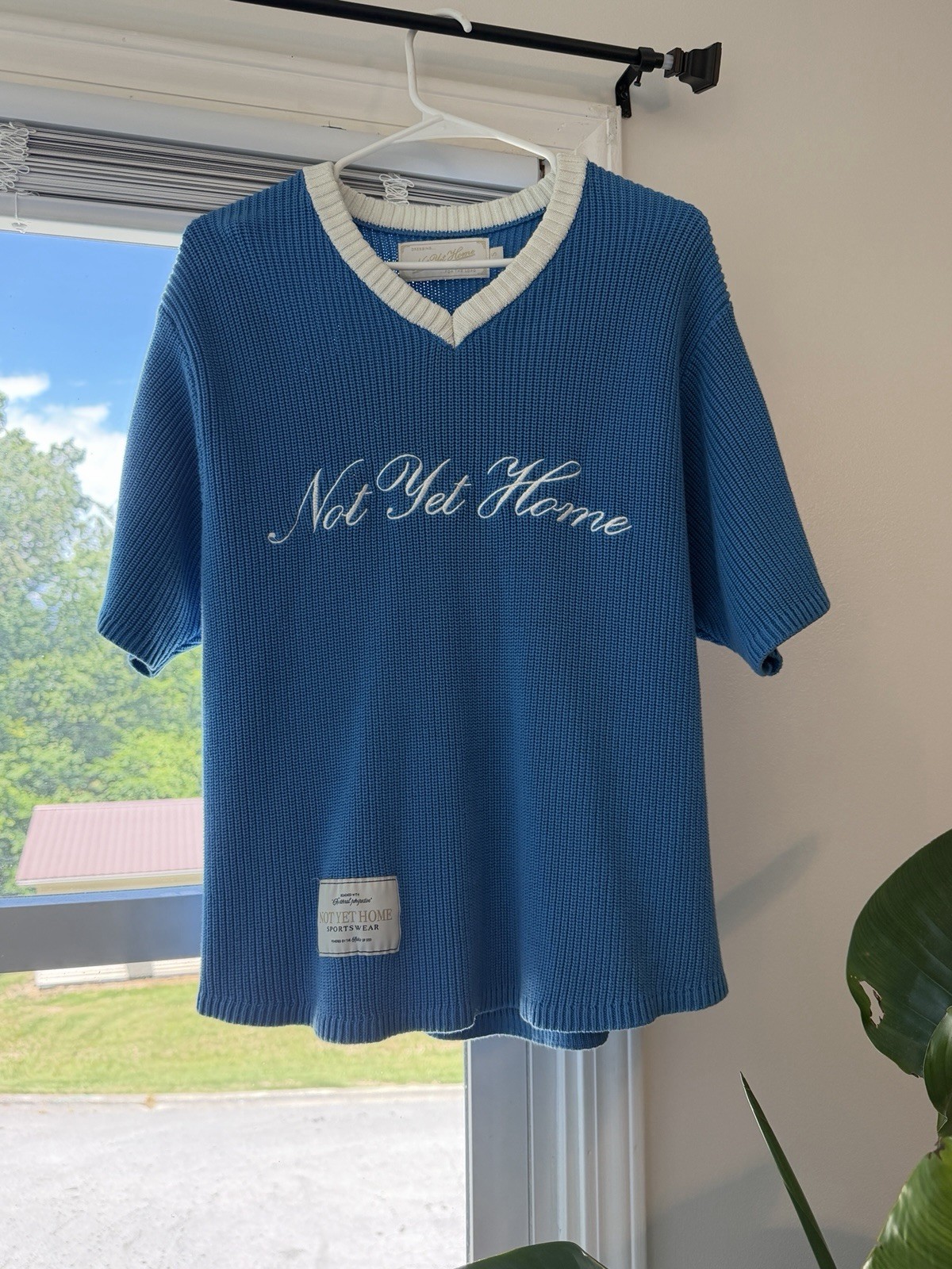 Forrest Frank X Not Yet Home Blue Knitted Jersey Christian Wear gallery