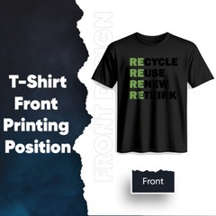 Recycle Reuse Renew Rethink EarthDay Environmental Activism Mens T-Shirts #T510