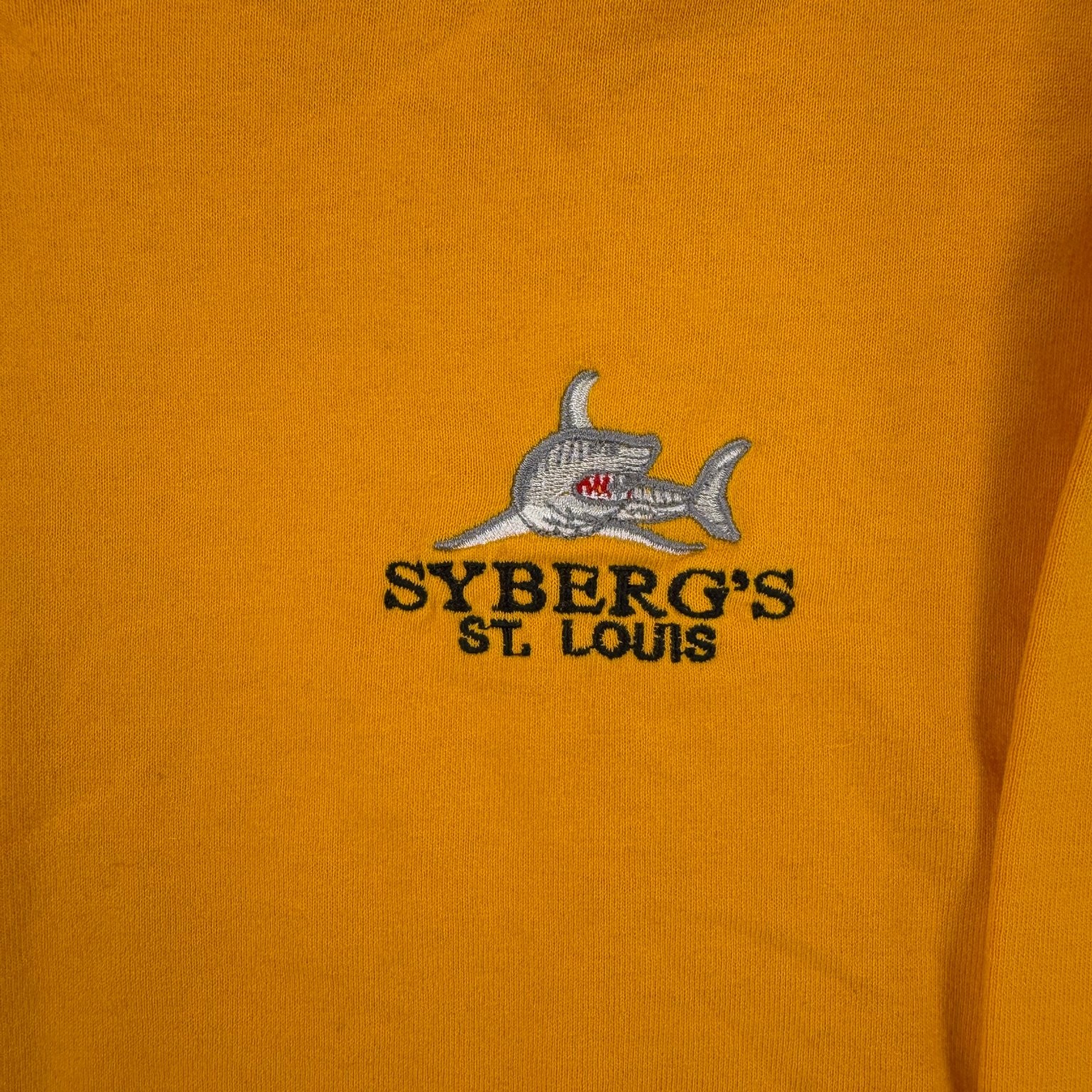HIGH 5 SPORTSWEAR Men's Yellow XL Mock Neck Long Sleeve T-Shirt Syberg's gallery