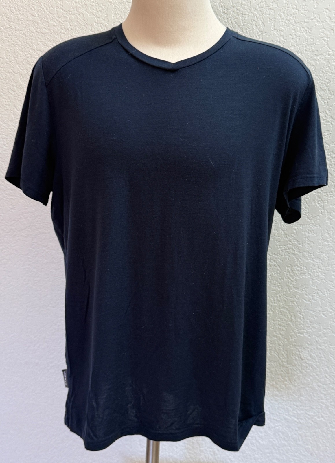 Mammut Alvra T Shirt Size 2XL Short Sleeve Merino Wool Blend Navy Blue GR3117 gallery