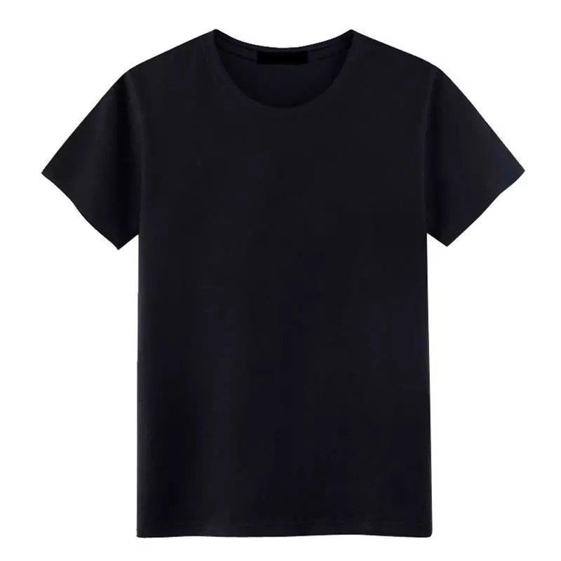 Universal Men's Polyester Fiber Plain Crew Neck Tee Short Sleeves T-Shirt M-5XL gallery