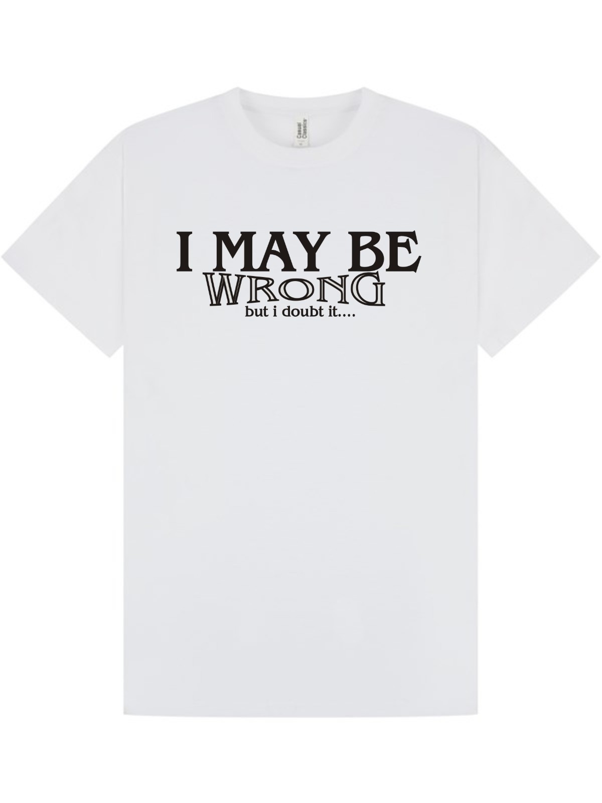I MAY BE WRONG T-Shirt / Office / Work / Party / Funny / Birthday Xmas / S-XXL gallery