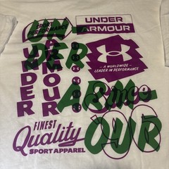 Under Armour Men’s Extra Large XXL 2XL Vintage Type T-Shirt White Loose NWT