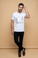 Men’s Casa Couture Luxurious Designer Sophisticated Chic Glam T-Shirt M/ L/ XL