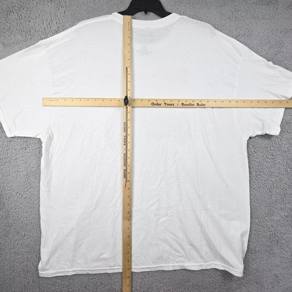 Budweiser Beer Shirt Mens 3XL XXXL WHITE Biker Motorcycle Brew Dive Bar NWT D gallery