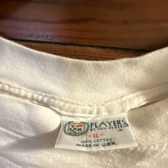 Players by Van Heusen Men’s Graphic Print Crew Neck T-Shirt White XL Soccer