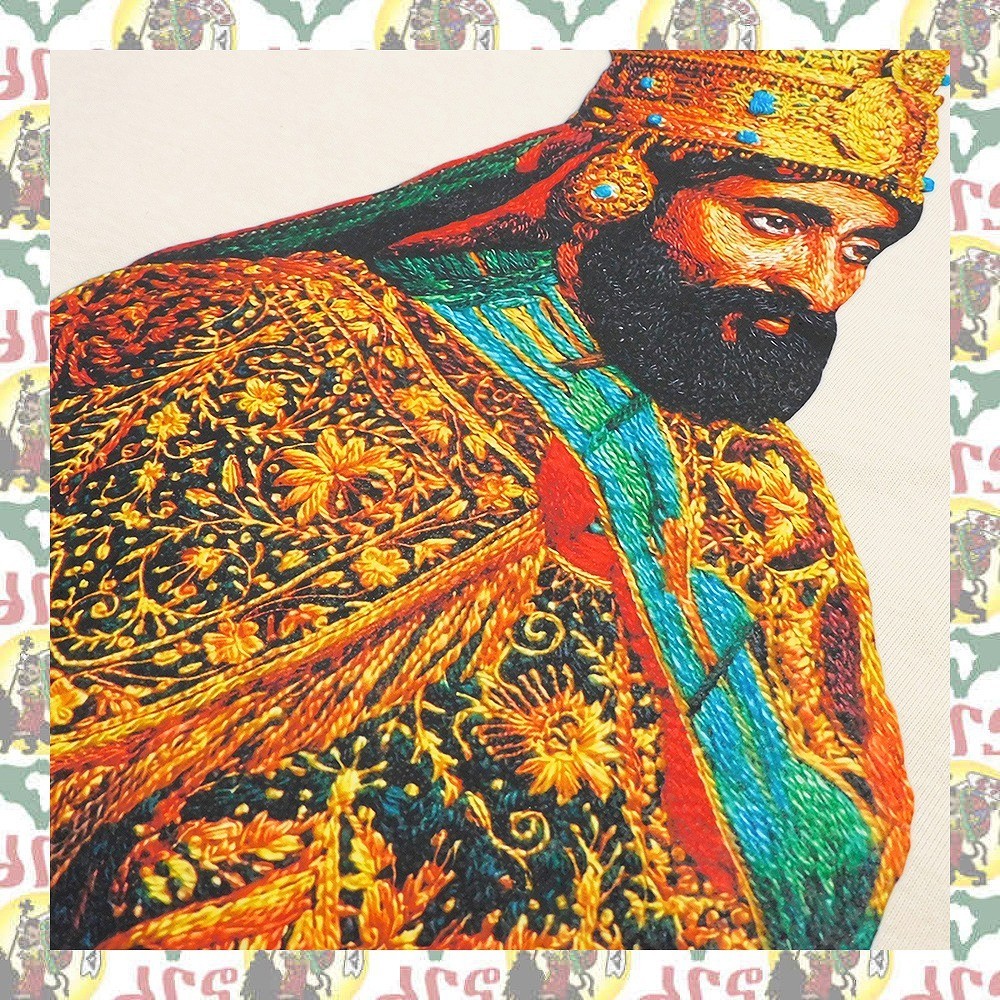 Haile Selassie I [drs] 5.6oz T-Shirts Roots Reggae Africa Ethiopia Jamaica gallery