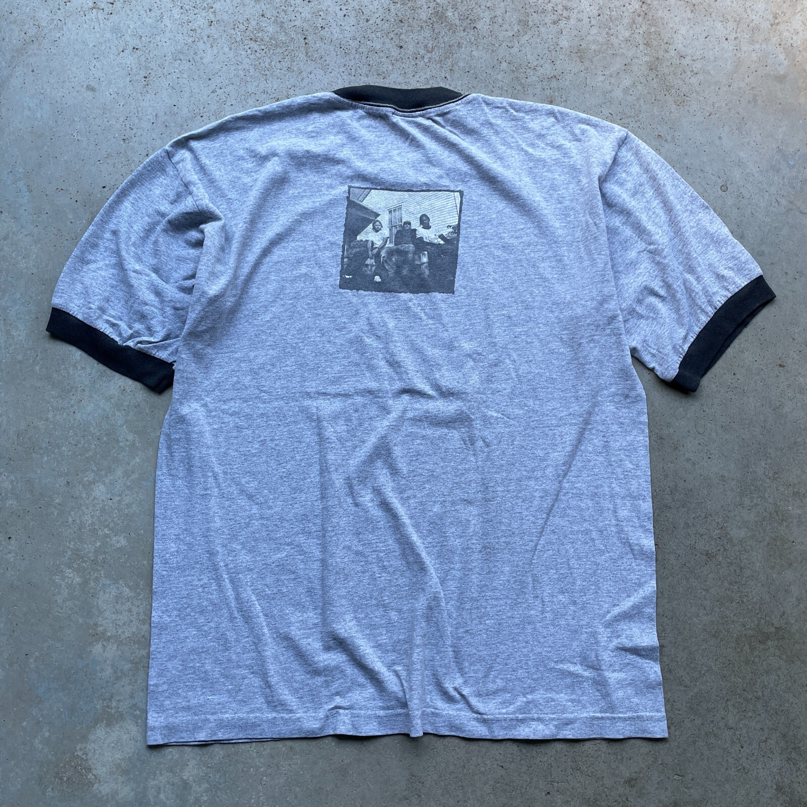 Rare Vintage DC Talk Promo T-Shirt Ringer Gray Men’s Large Christian Rap Hip-Hop gallery