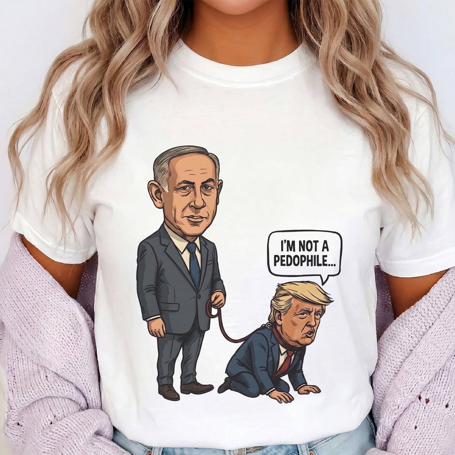 Trump Political Satire T-Shirt Funny Caricature Tee, Anti Trump T-shirt gallery