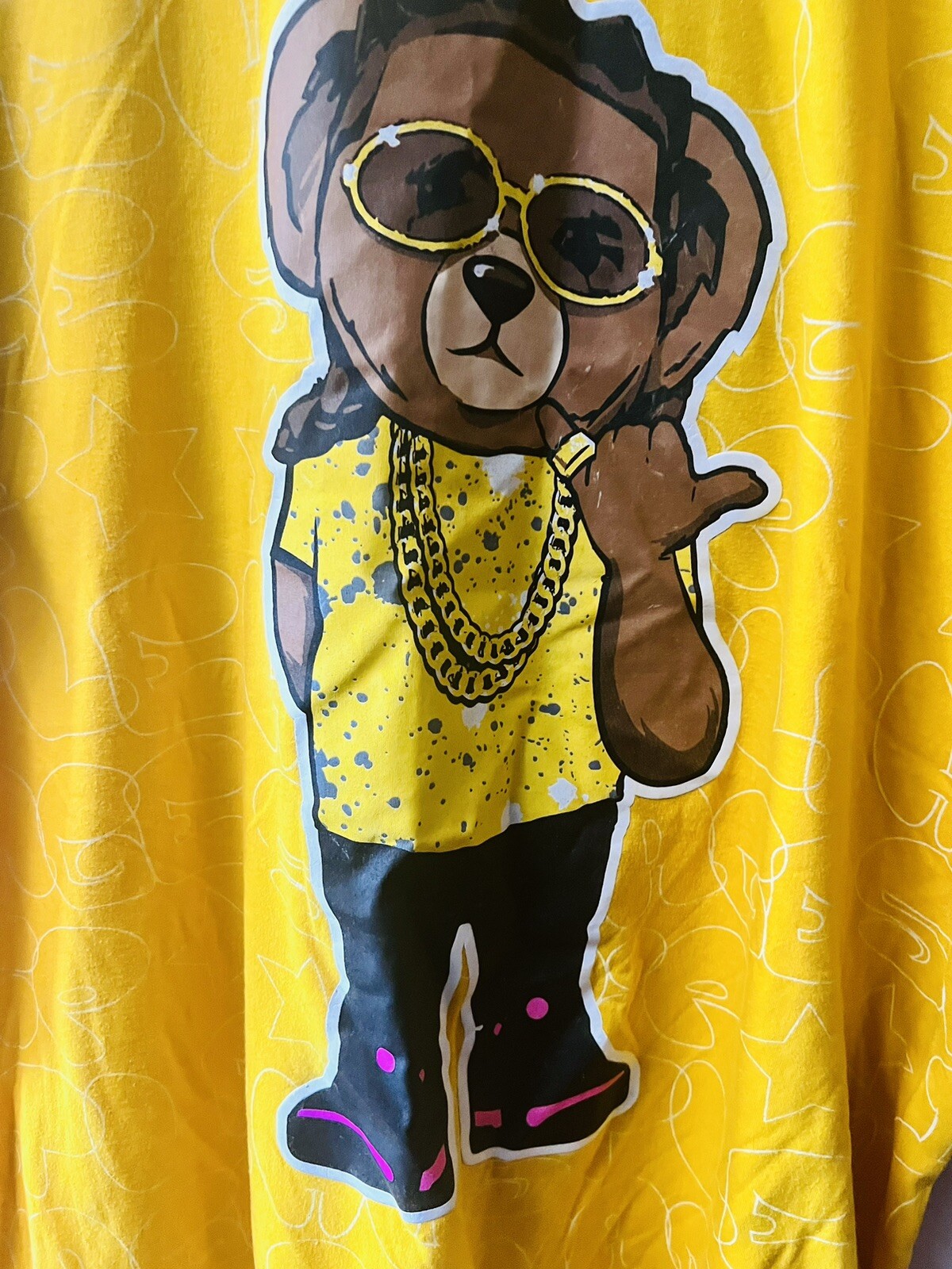 Hustle Gang Bear T-shirt OG Legend Savage Bailey Apparel Men’s Size 2XL gallery