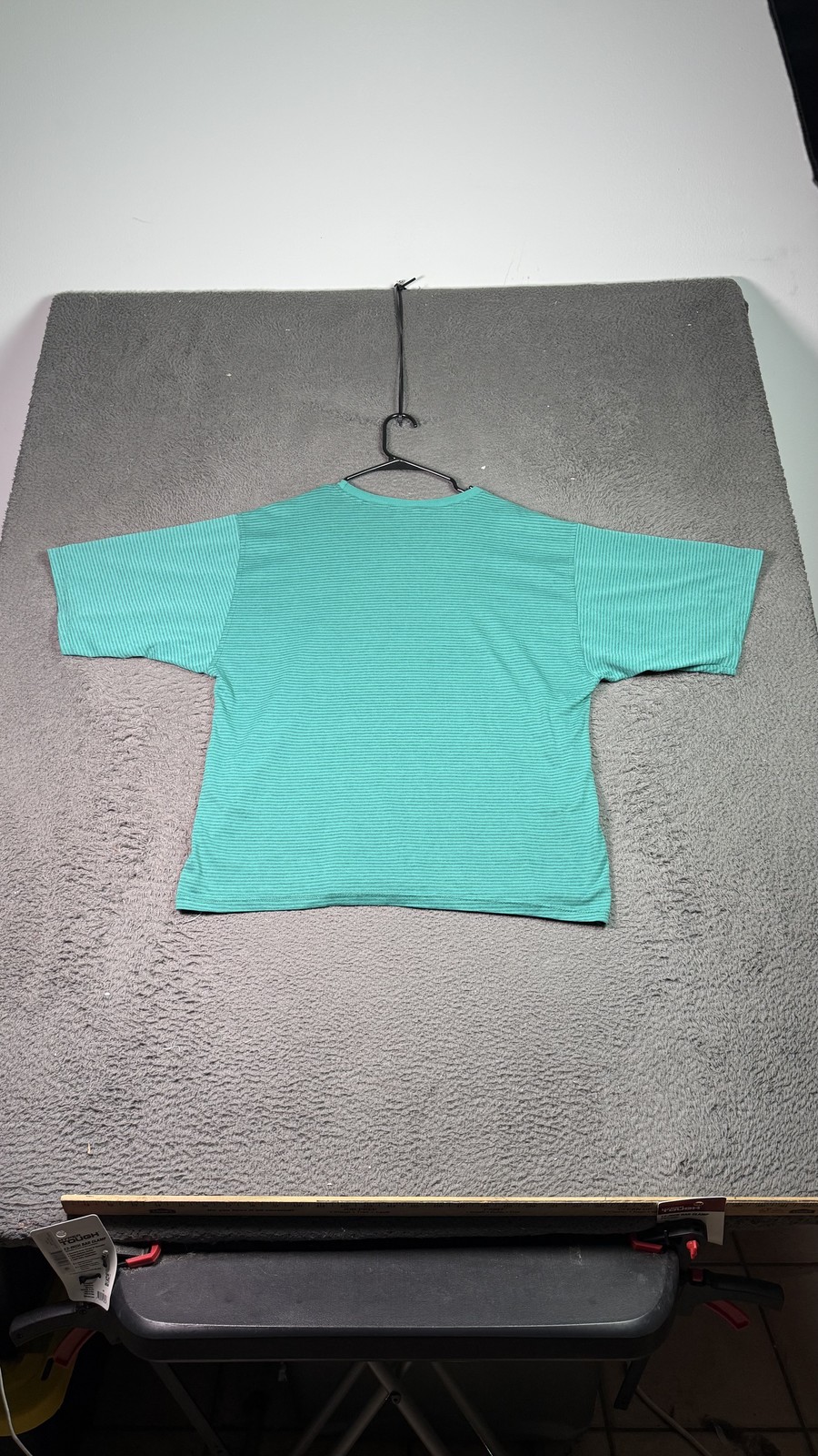 Vintage Russell Athletic Shirt Mens Large Striped Made USA Baseball 90s Tee gallery