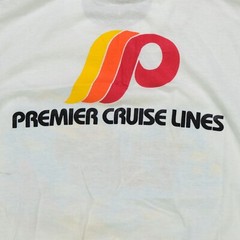Rare VTG Premier Cruise Lines Splash Down Salt City Bahamas Diving T Shirt 90s M