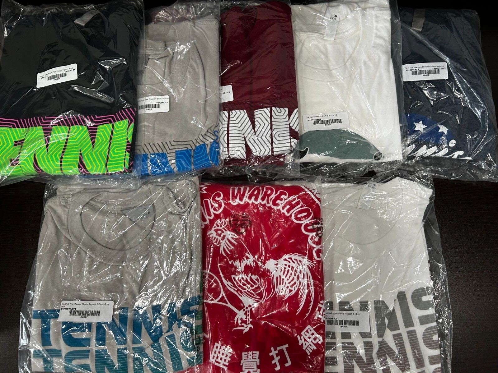 Tennis Warehouse Men Circuit T-Shirts Many Styles Colors Size Large Next Level gallery