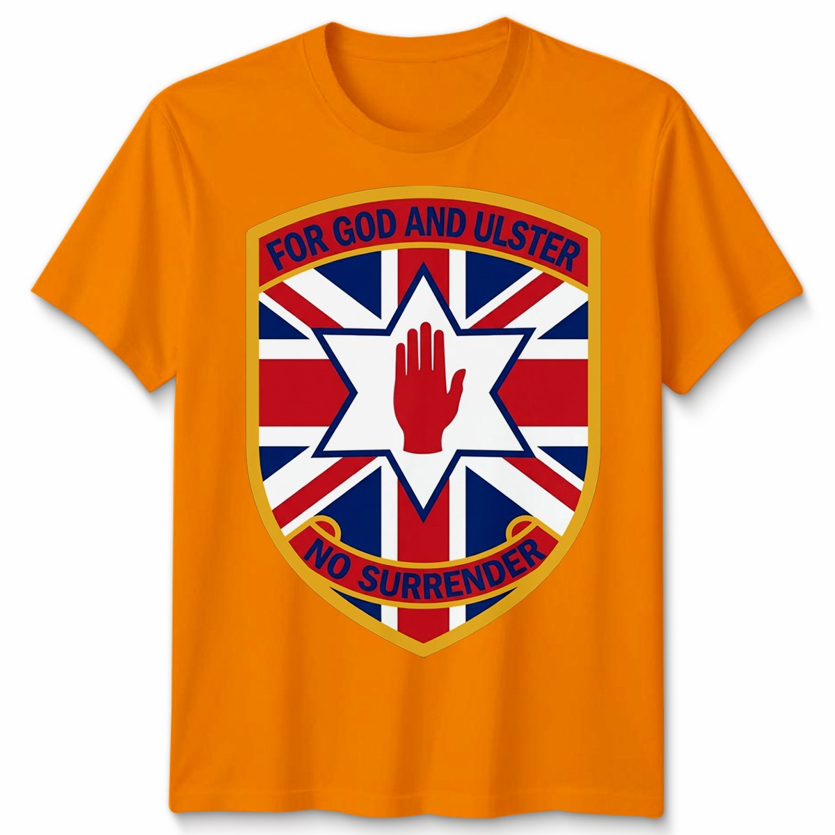 For God And Ulster Unisex T Shirt No Surrender Battle Of The Boyne Tee