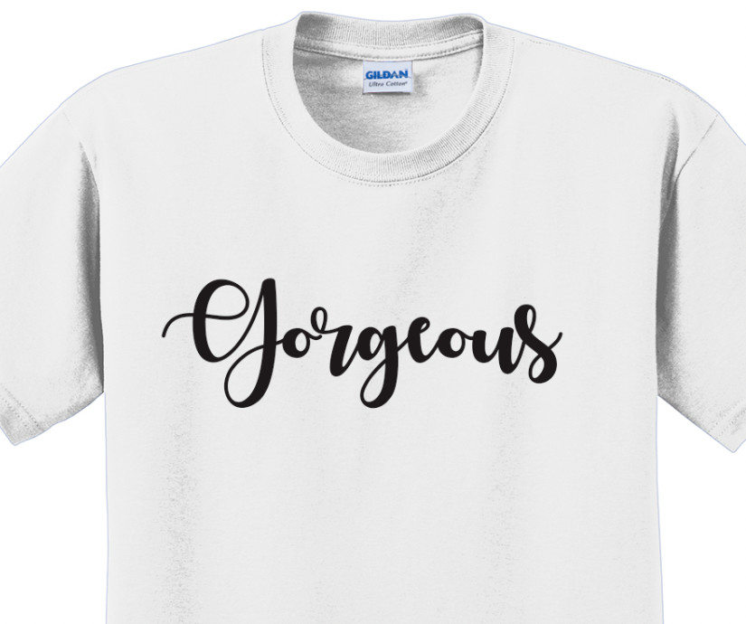 Gorgeous T-Shirt Short Sleeve Graphic Tee Unisex Apparel Custom Personalized gallery