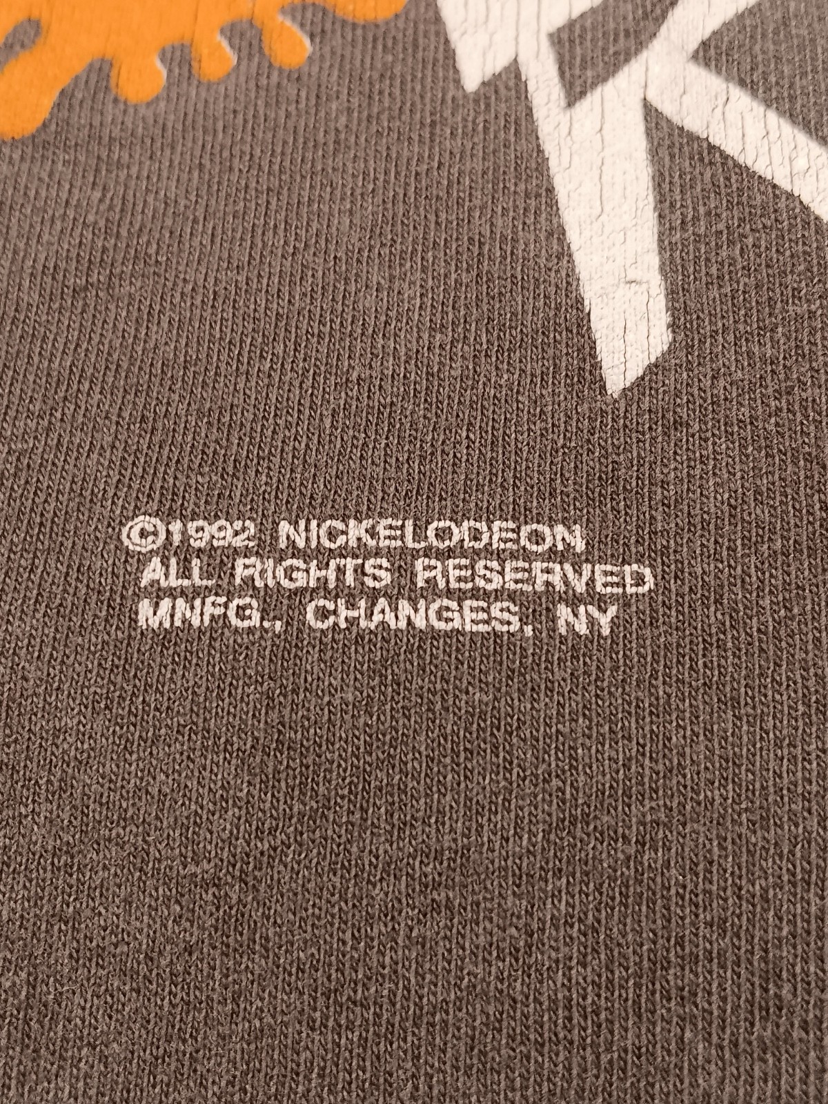 Vintage 1992 Ren and Stimpy back & front print T-Shirt Nickelodeon Nicktoons LG. gallery