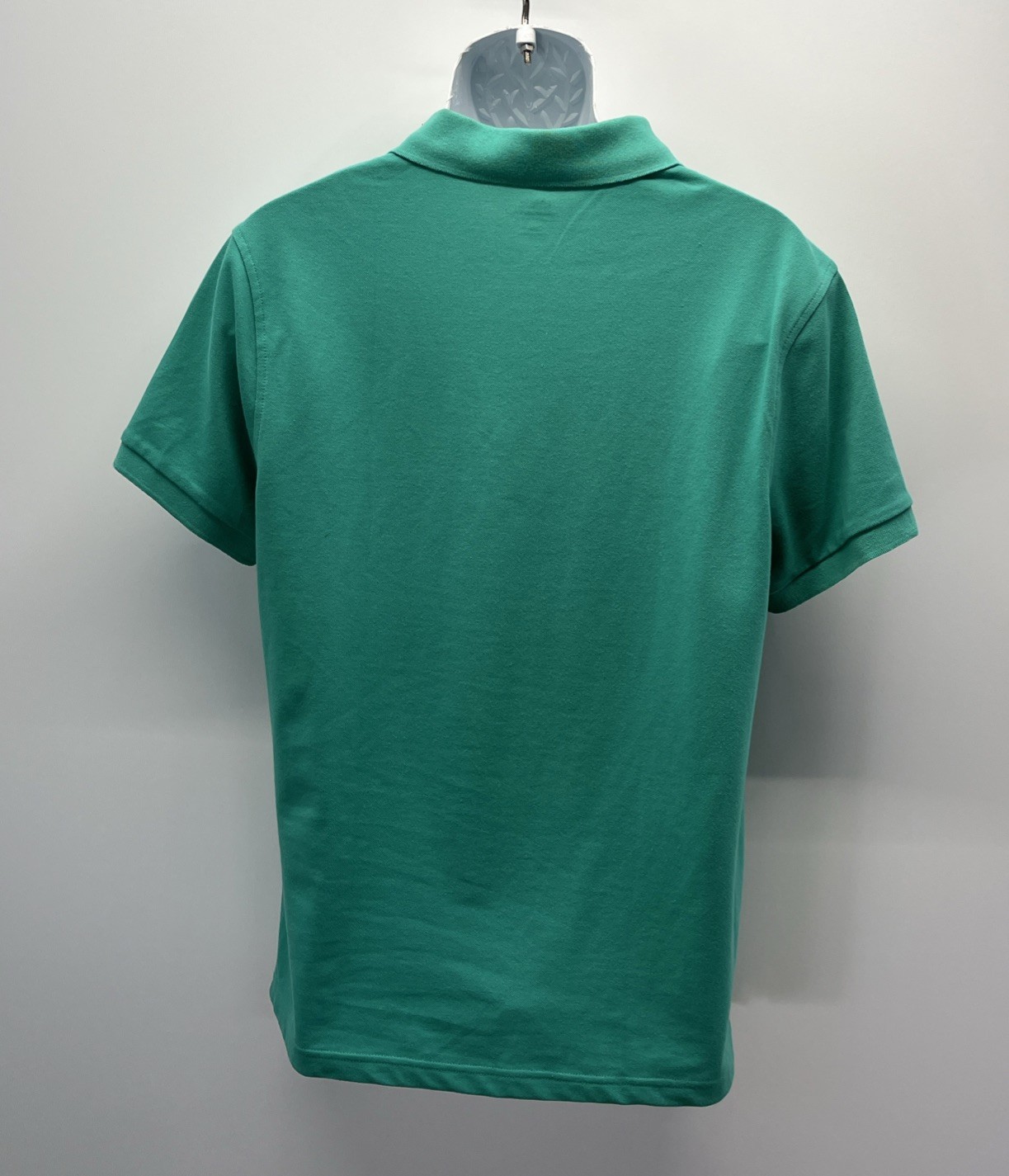 J Crew Flex Piqué Polo Untucked Shirt Green Men's SZ Large gallery