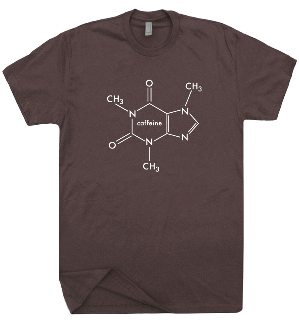 Coffee Molecule Funny T SHIRT Caffeine Geek Nerd Science Chemistry Mens Womens gallery