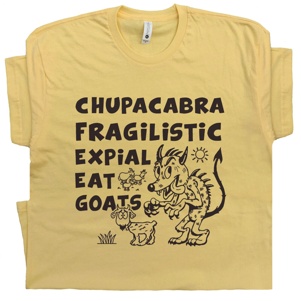 Chupacabra T Shirt Funny Tee Weird Cryptid Cryptozoology Sasquatch Cool Monster gallery