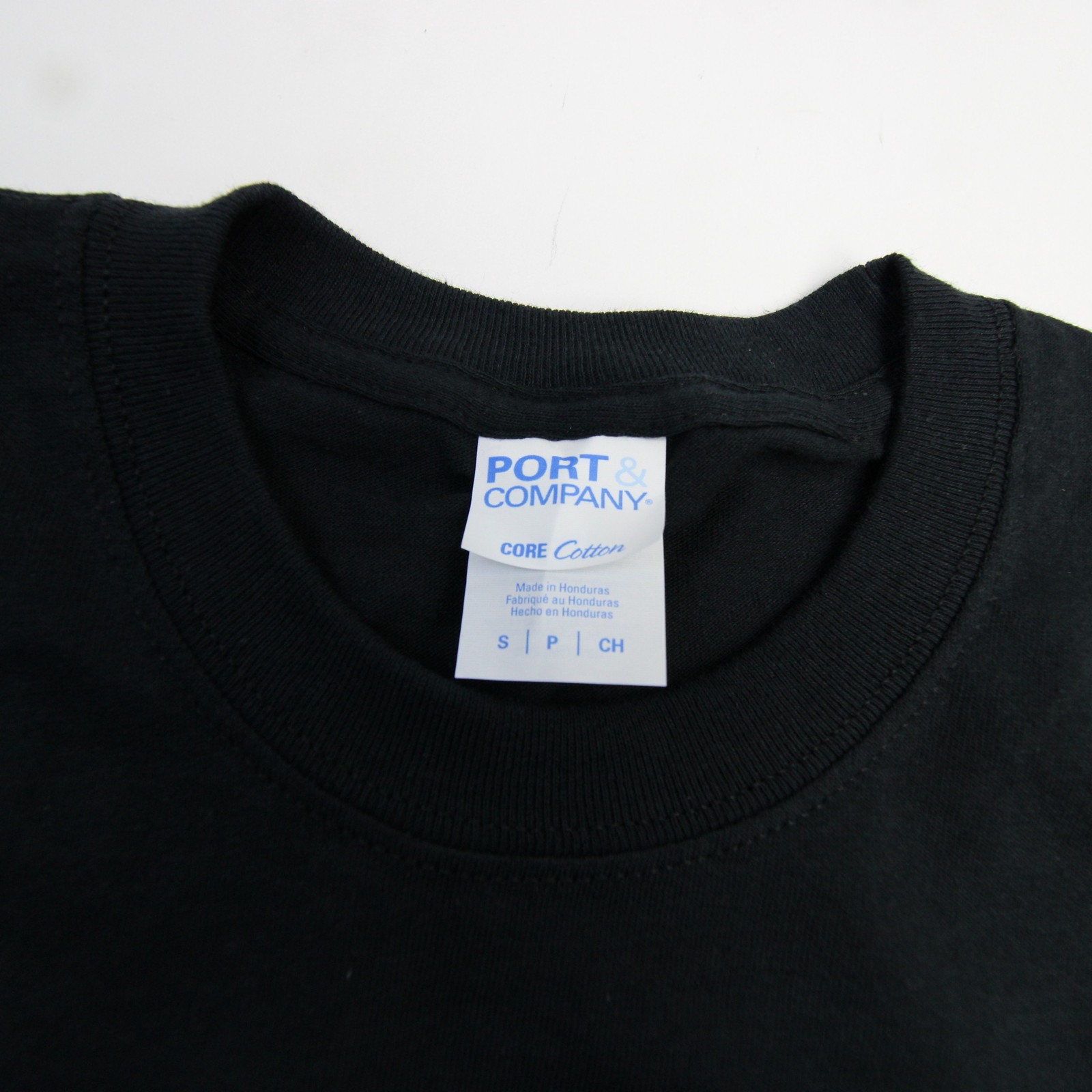 Port & Company Short Sleeve Shirt Men's Black Used S gallery