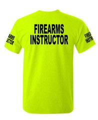 Firearms Instructor – high visibility tee shirt