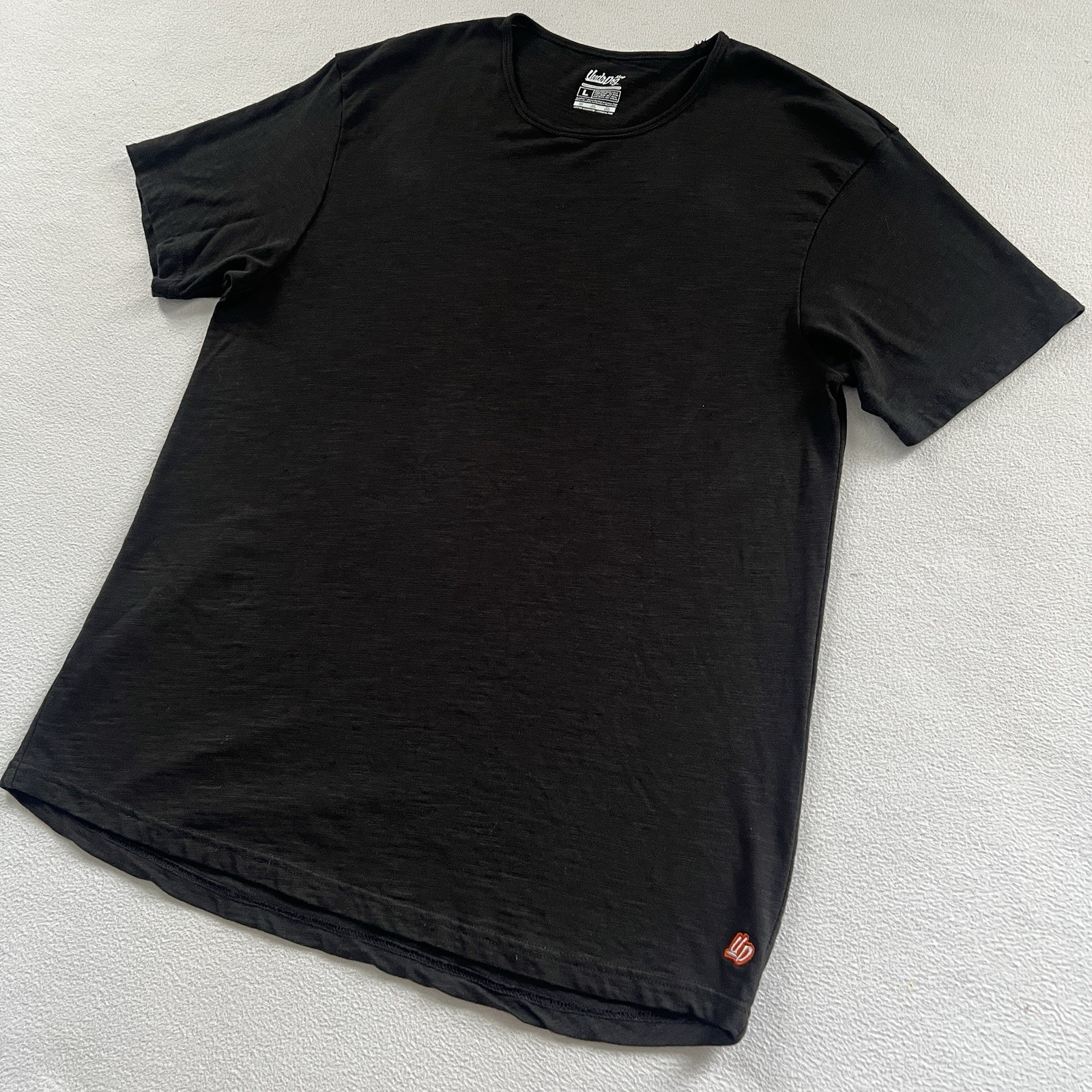 Underdog Undrdog Hemp Black Bamboo Organic Cotton Duraflow Short Sleeve Shirt L gallery