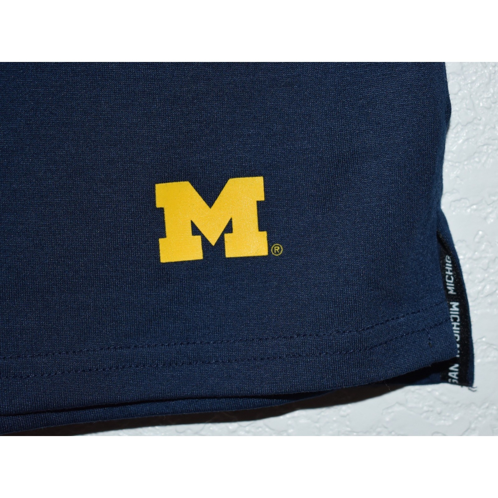 Nike Dri-FIT Michigan Wolverines Hail Go Blue Long Sleeve Shirt Mens Medium Navy gallery