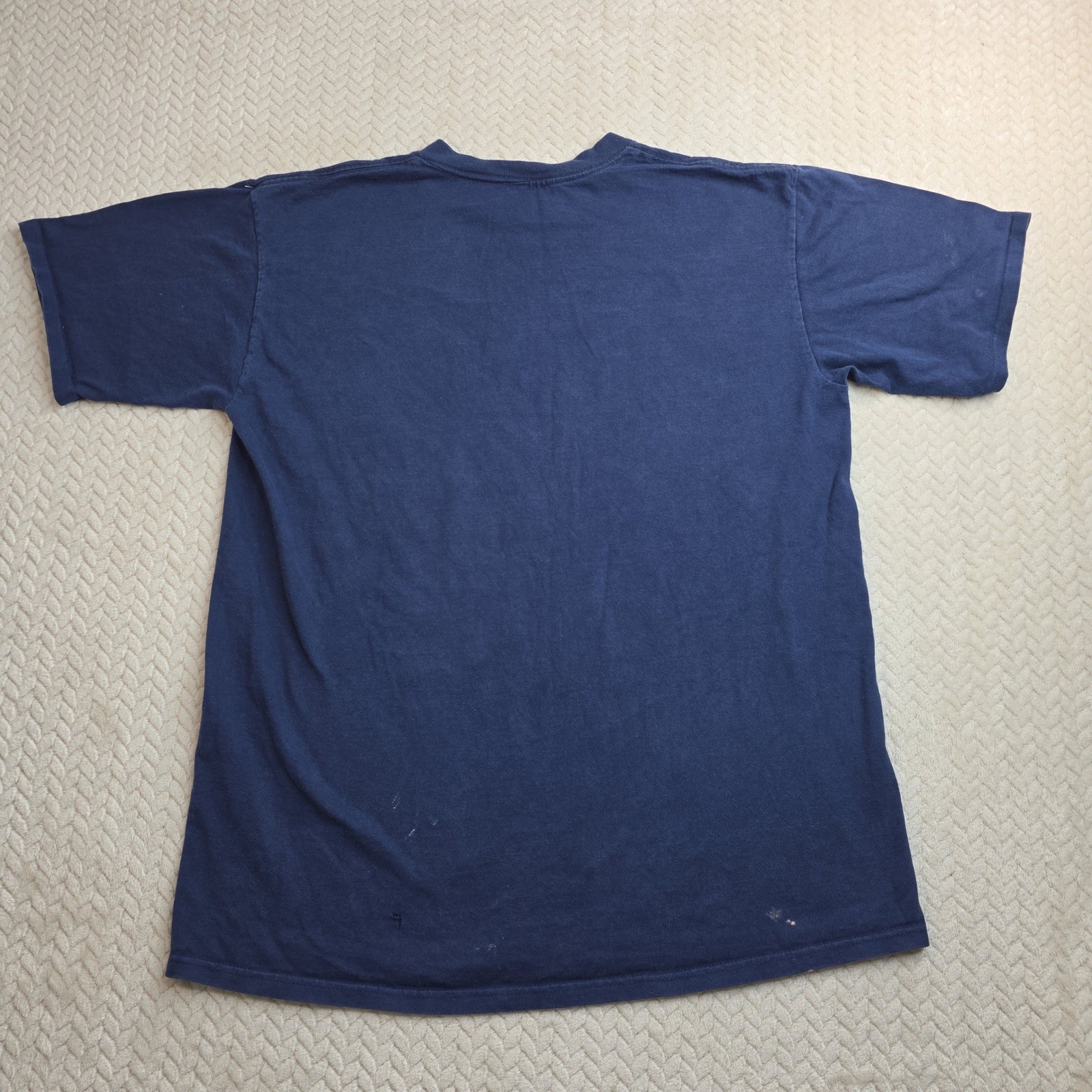 Vintage Shoot Hoops Basketball T-Shirt Navy Blue XL USA Made Kingstree Classic gallery