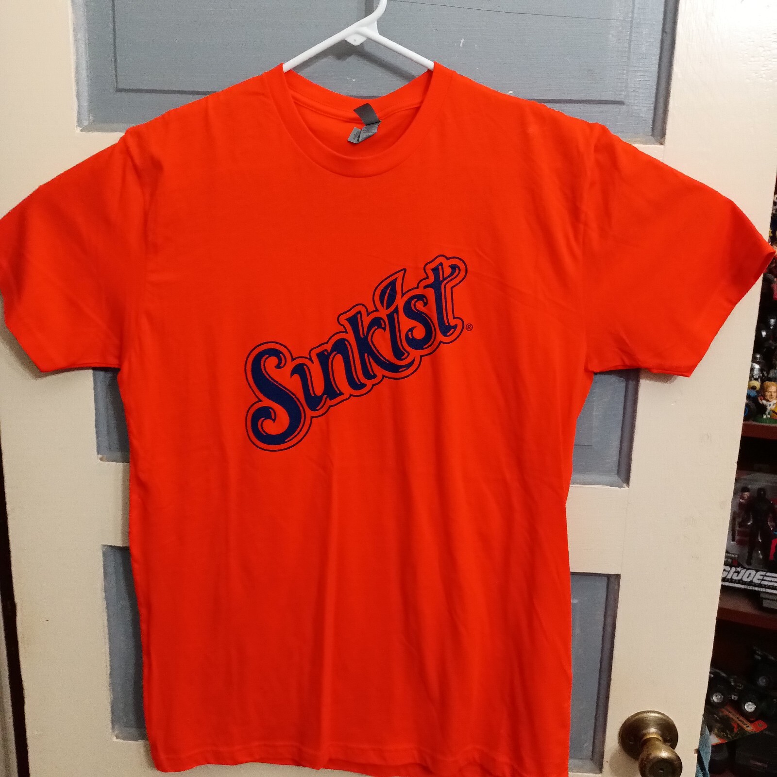 Sunkist Orange Soda Shirt Size Large Bright Orange WN64 gallery