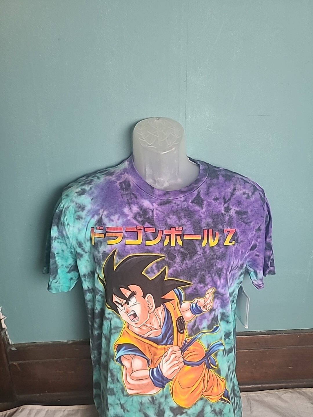 Dragon Ball Super Men's Size Small S Tie Dye Vegeta Anime Graphic Tee T-shirt gallery
