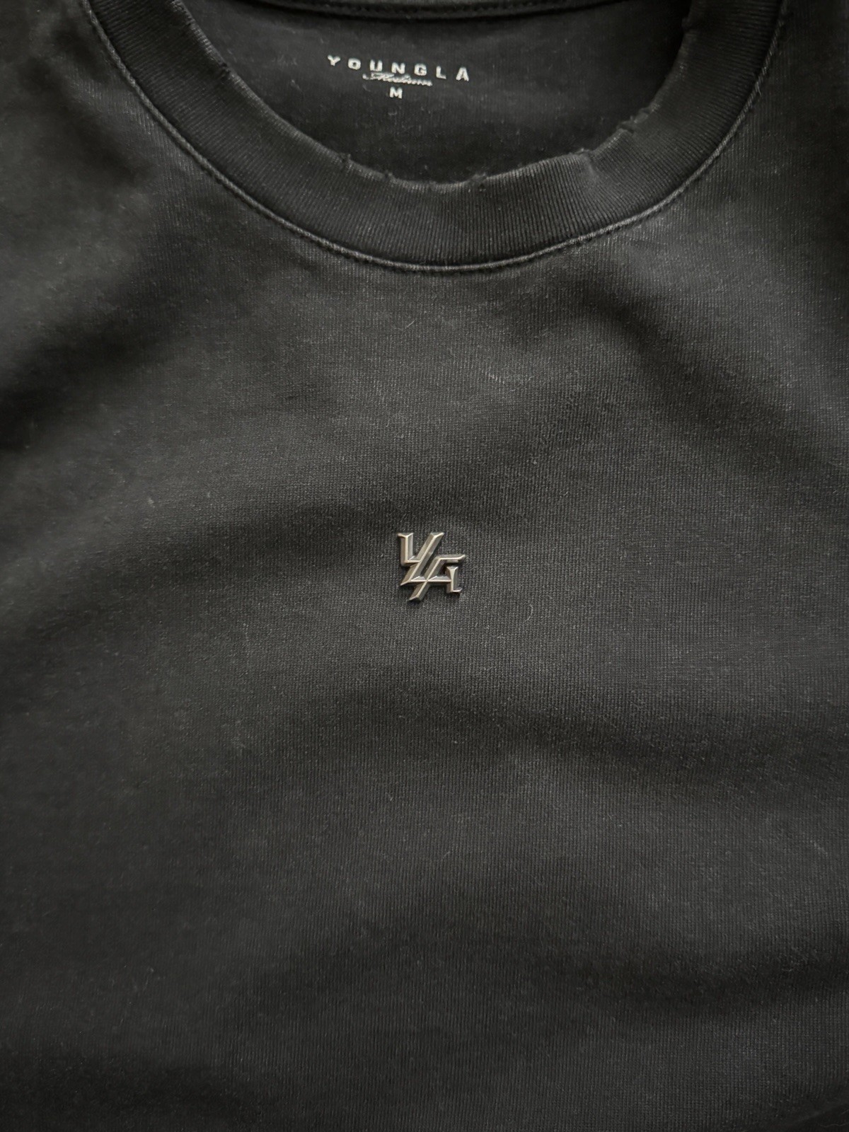 Youngla 4153 - Elevated Essentials - Relaxed Tee Medium Black Wash SOLD OUT gallery