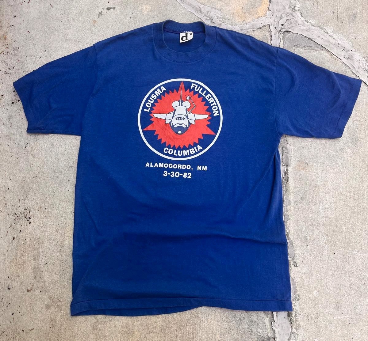 1982 Vintage Columbia NASA STS-3 Columbia Space Shuttle T-Shirt MiUSA gallery