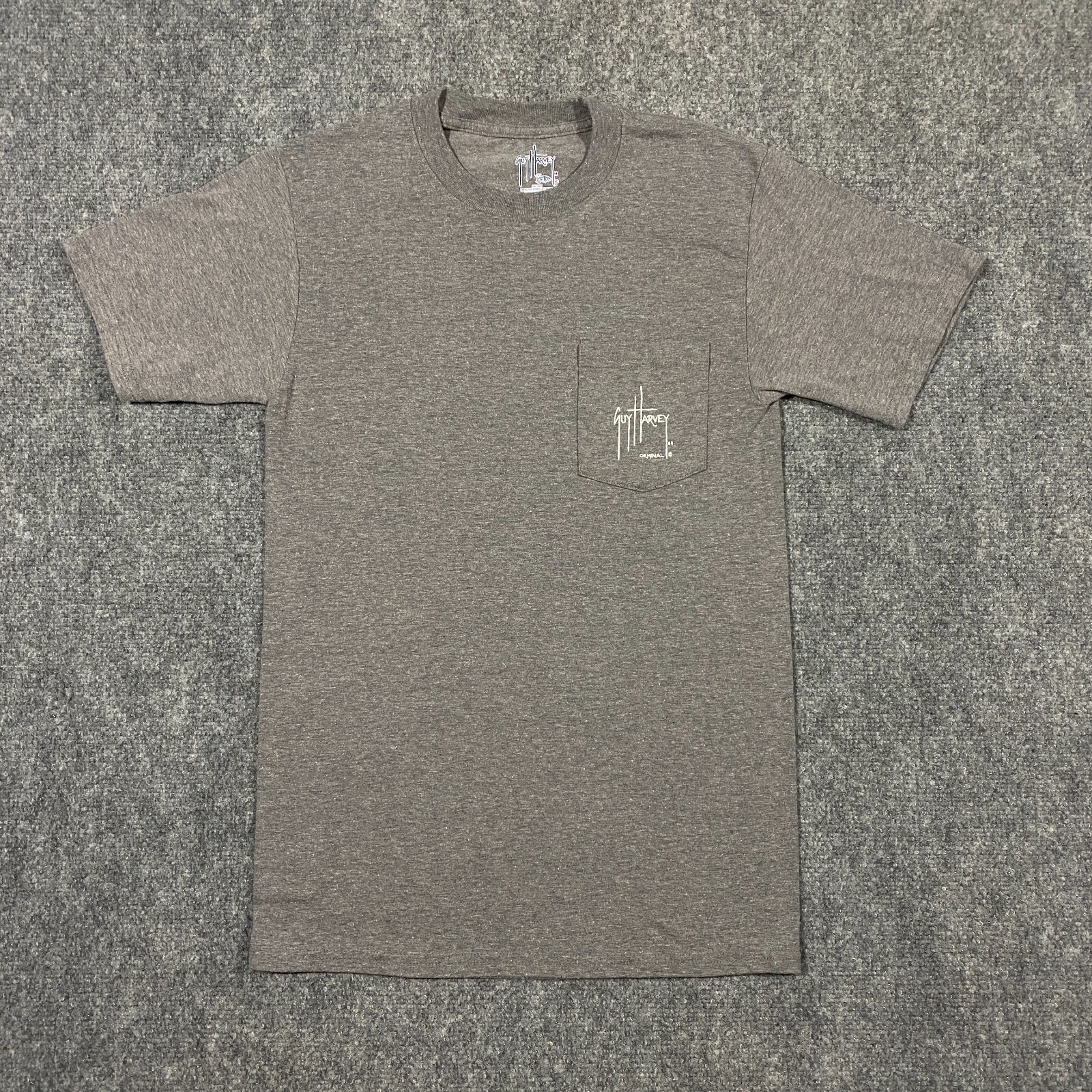 Guy Harvey Ron Jon Surf Shop Pocket Shirt Mens Small Gray Turtle Dolphin Shark gallery