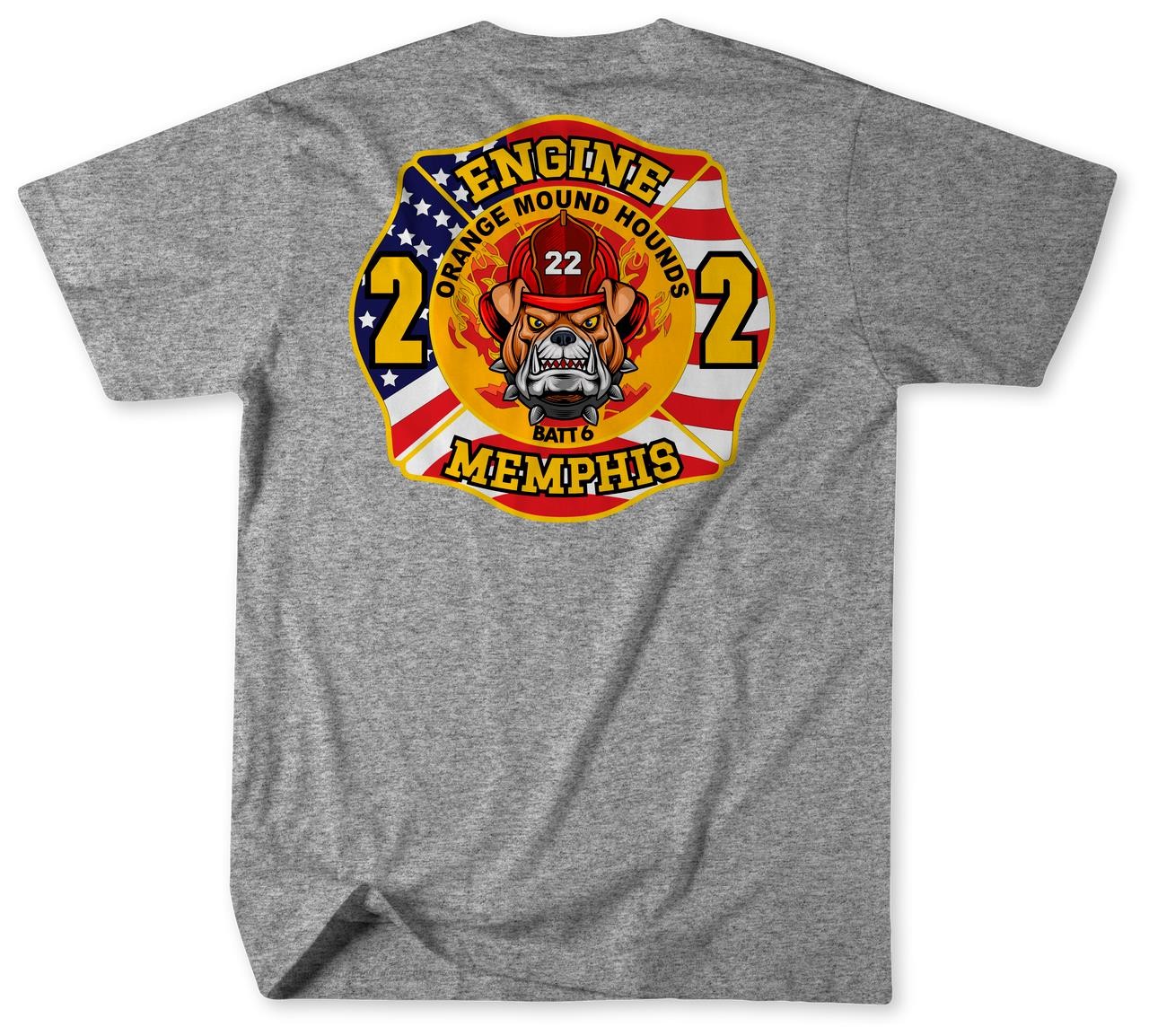 Unofficial Memphis Fire Services Station 22 Shirt v1