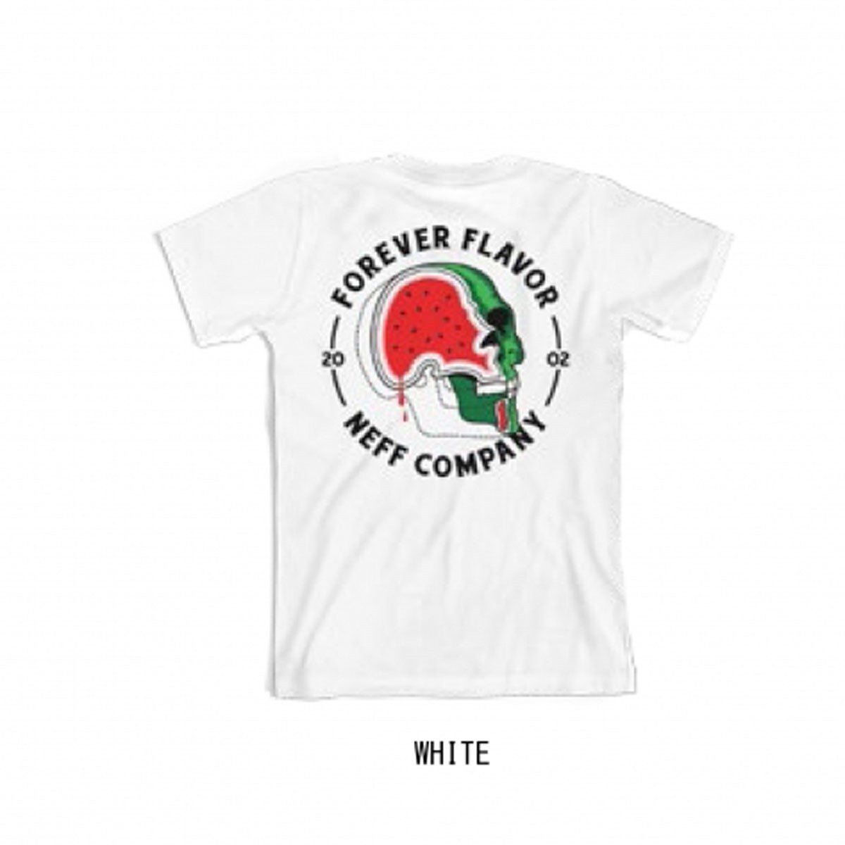 Neff Melon Cotton Crew Neck Short Sleeve Tee T-Shirt, Men's Large, White New gallery