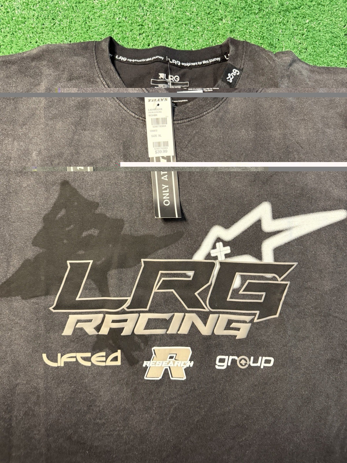 LRG Lifted Research Group Graphic’s T-Shirt Black Some Puff Print NWT Size XL gallery