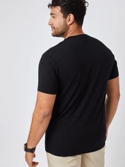 Fresh Clean Threads – Large 4 Pack – Premium Black T-Shirts