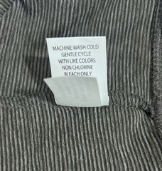 Johnnie O Mens Pullover L Brown Striped 1/4 Zip Mock Neck Lightweight Logo