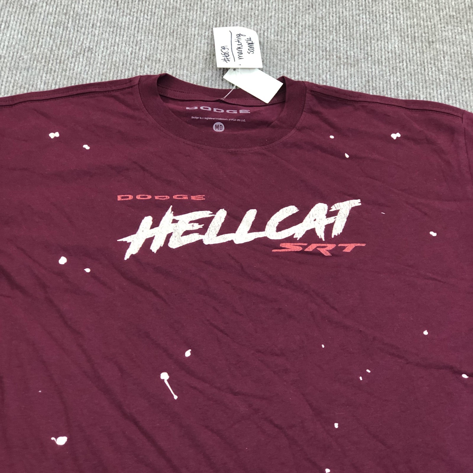 Dodge Hellcat SRT Shirt Mens Medium Red Graphic Tee T-Shirt Goodie Two Sleeves gallery