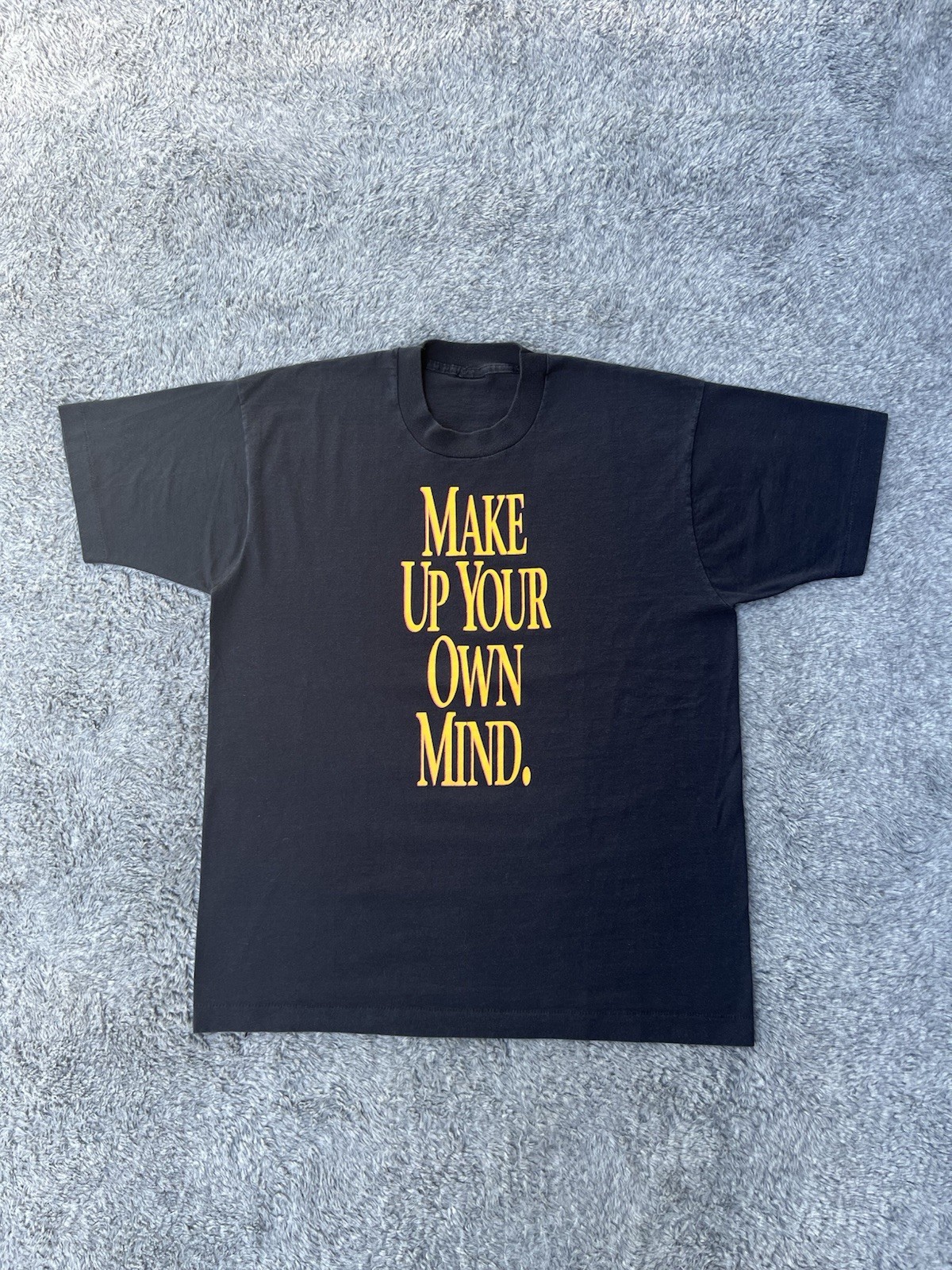 Commodore Amiga Make Up Your Own Mind Graphic T-Shirt Men’s XL Black Cotton gallery