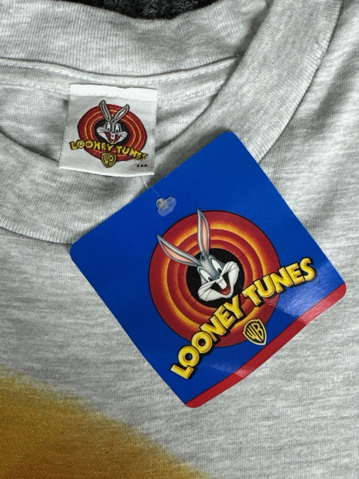 Looney Tunes Taz Tasmanian Devil Burst Football T-Shirt Men XL NWT Vintage 1997 gallery