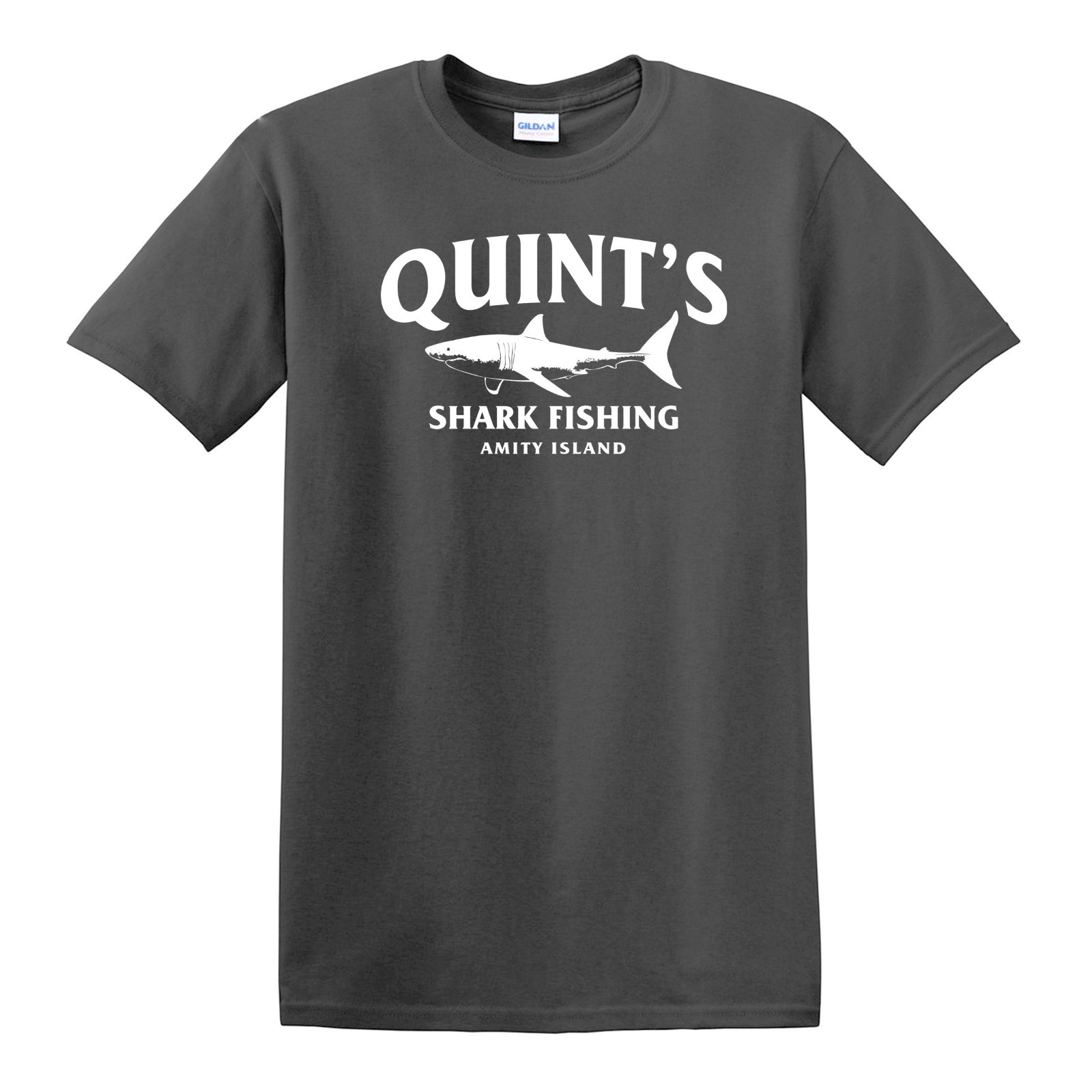 QUINT'S SHARK FISHING T-shirt - S to 6XL - Jaws Amity Shark Week gallery