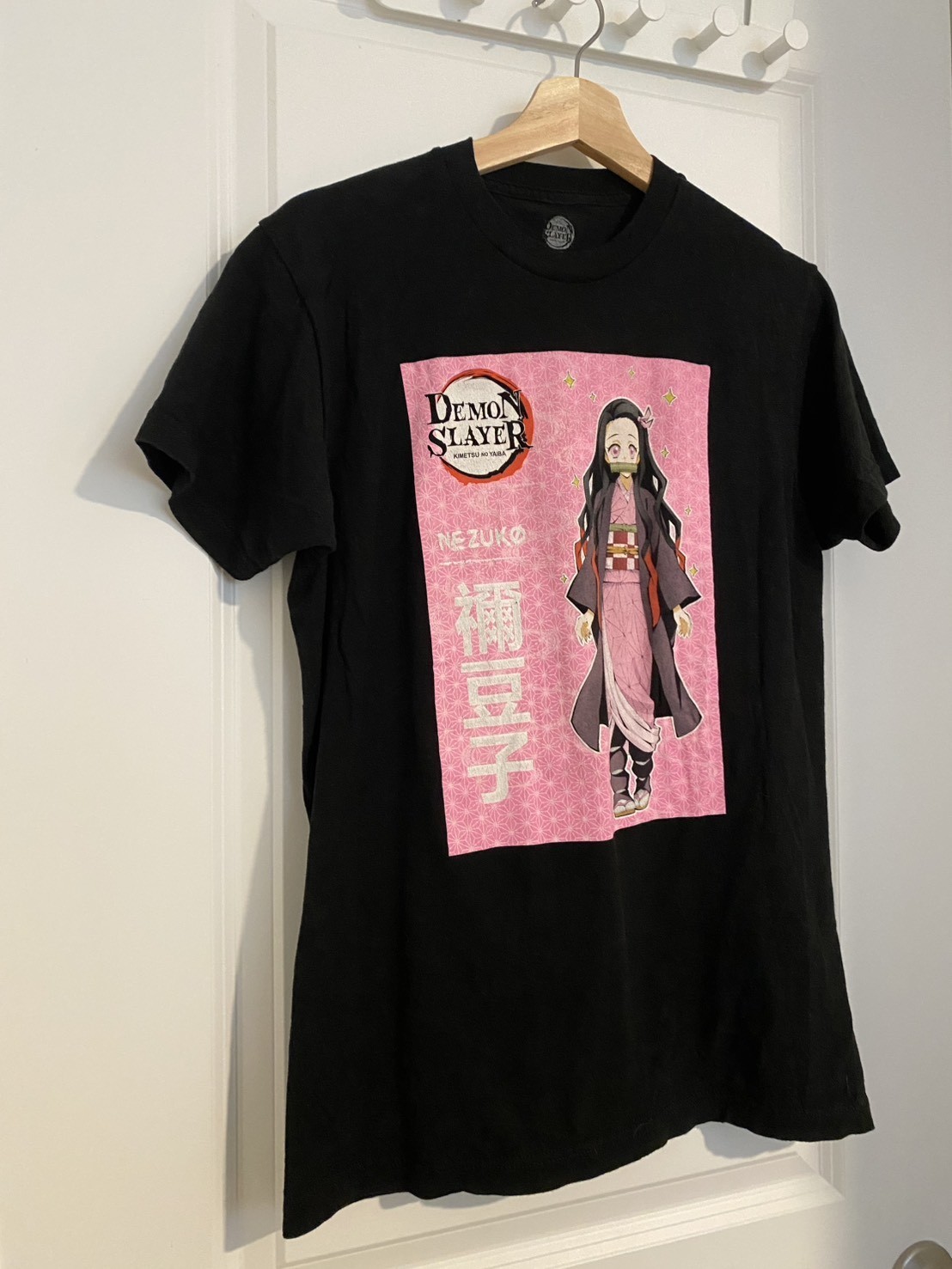 Nezuko Demon Slayer Shirt Black Size Medium – Anime Graphic Tee gallery