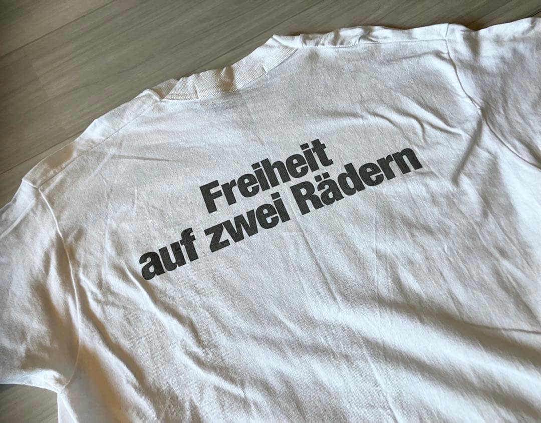BMW Motorrad Vintage Motorcycle T-Shirt White 90s 20s Free Size gallery