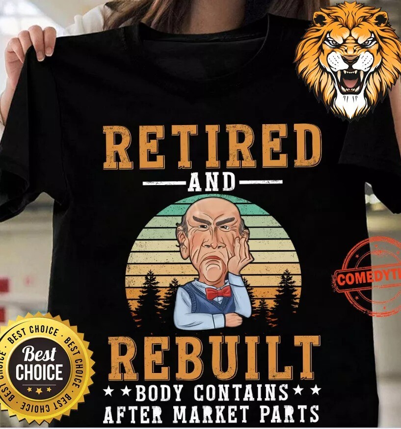 2025/Retro Retired And Rebuilt T-Shirt