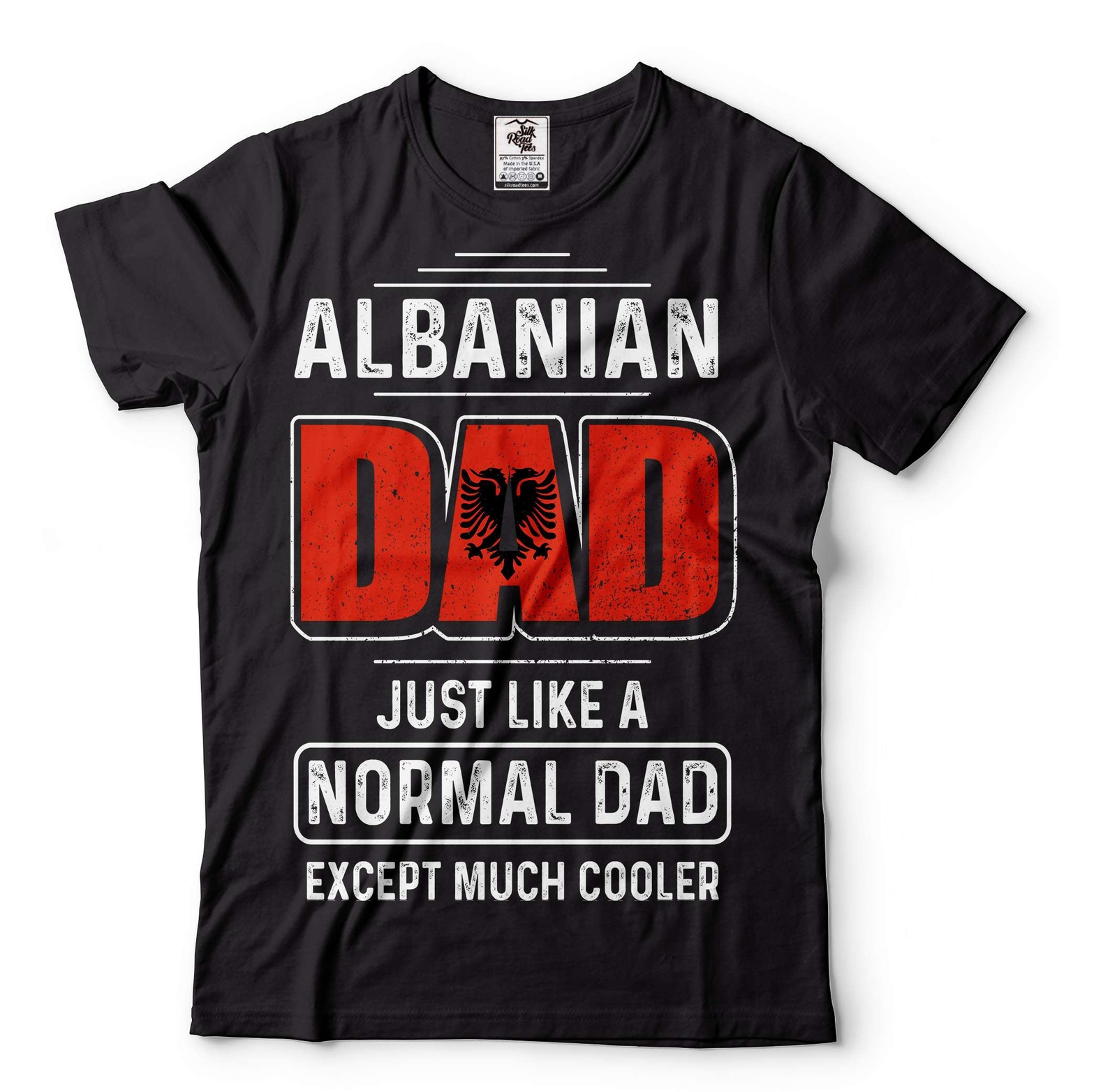Mens Albanian Dad T-shirt Father's Day Gift Albanian Patriotic National Shirt gallery