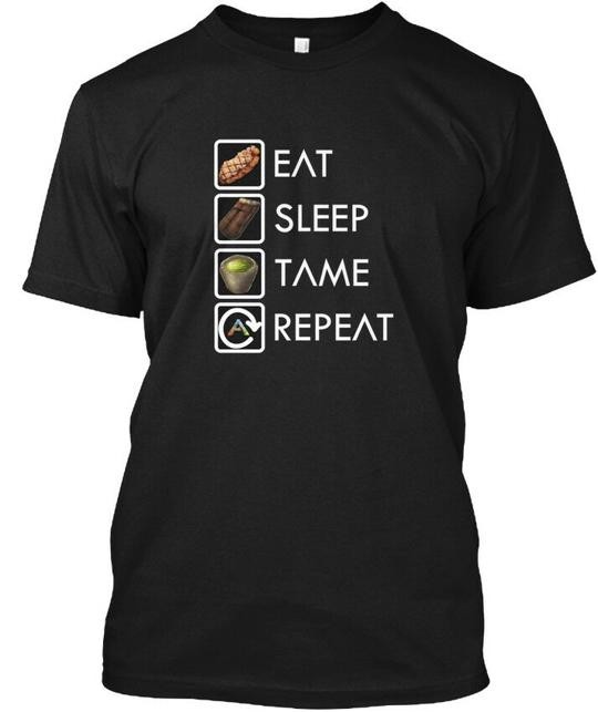 Ark Survival Evolved Eat Sleep Tame - T-Shirt Made in the USA Size S to 5XL gallery